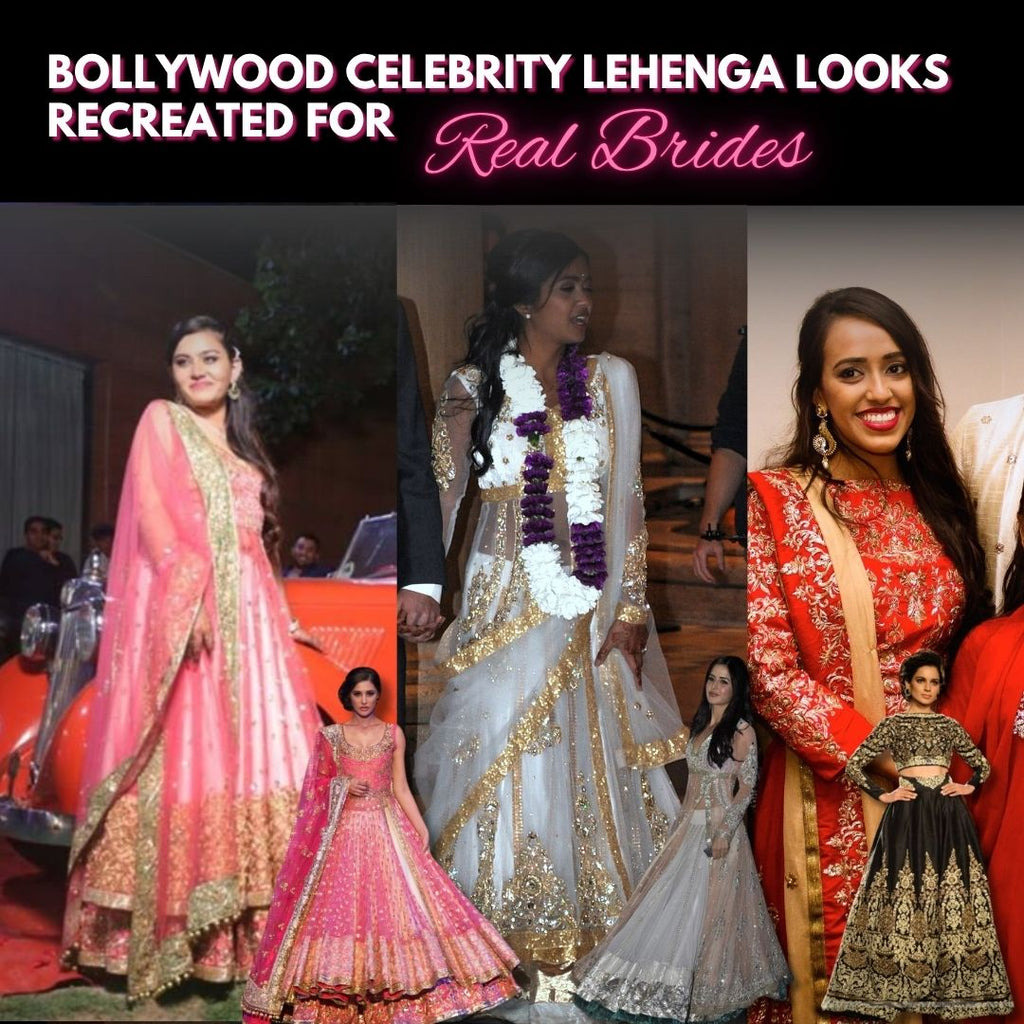 Bollywood Celebrity Lehenga Looks Recreated for Real Brides (With Customizations That Made Them Truly Bridal)