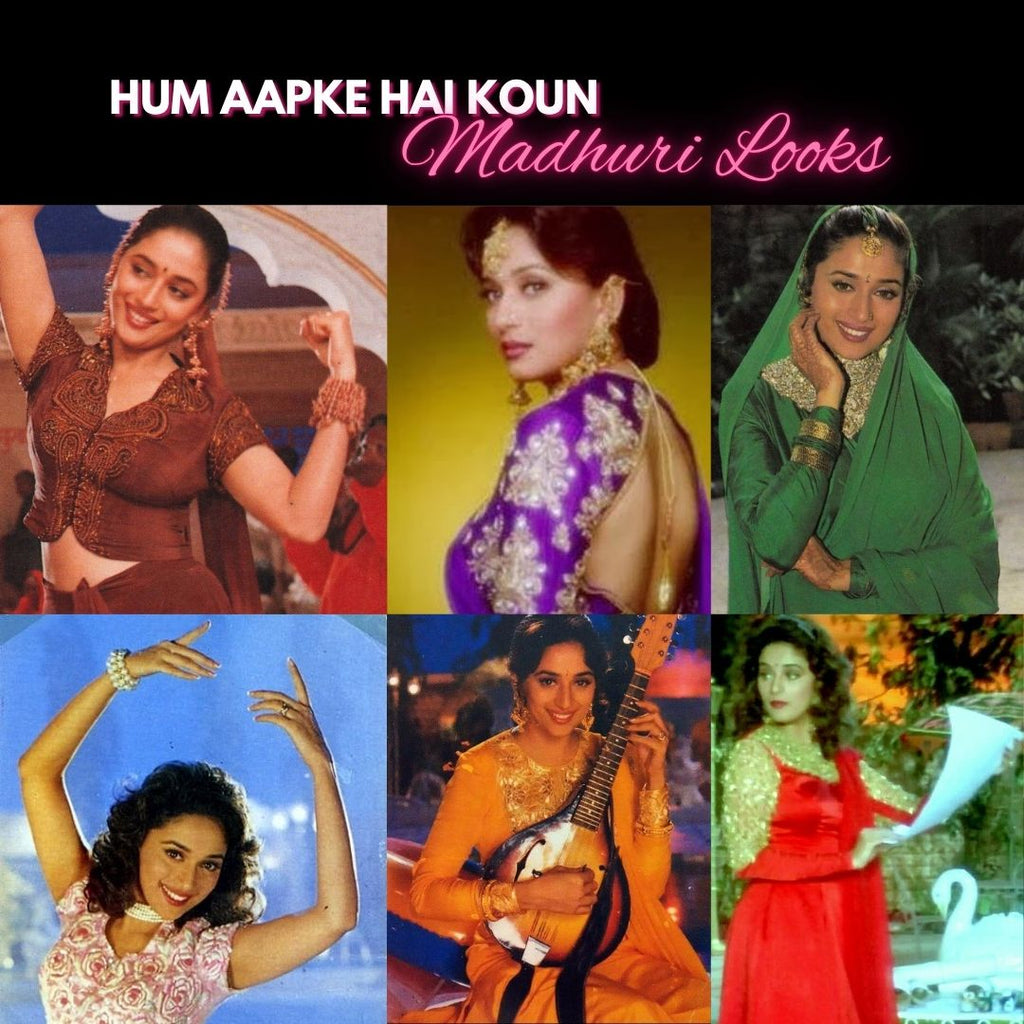 Hum Aapke Hain Koun Madhuri Dixit Outfits: Iconic Bollywood Looks You Can Recreate Today (Saree, Lehenga & Jewelry Guide)