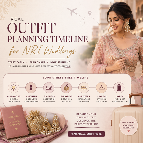 Real Outfit Planning Timeline for NRI Weddings (No Last-Minute Panic G ...