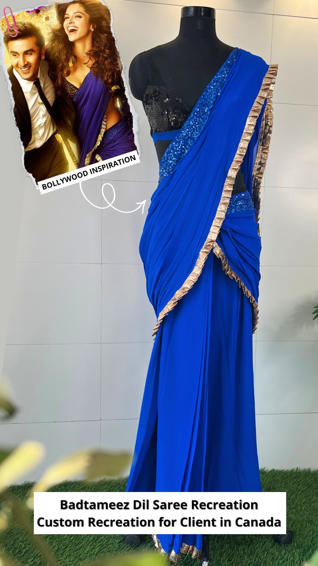 YJHD Badtameez Dil Saree