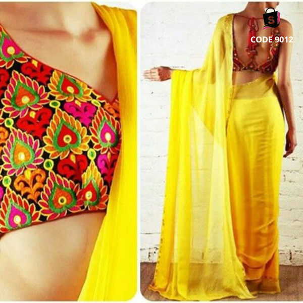 9012 Colorful Gamthi Blouse