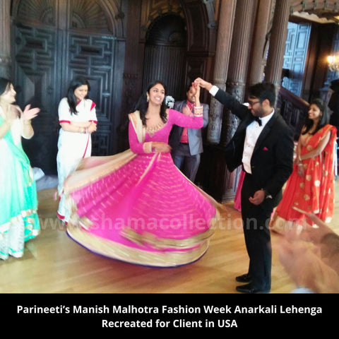 1008 Pareeniti Chopra's red anarkali lehenga  Outfit Sets