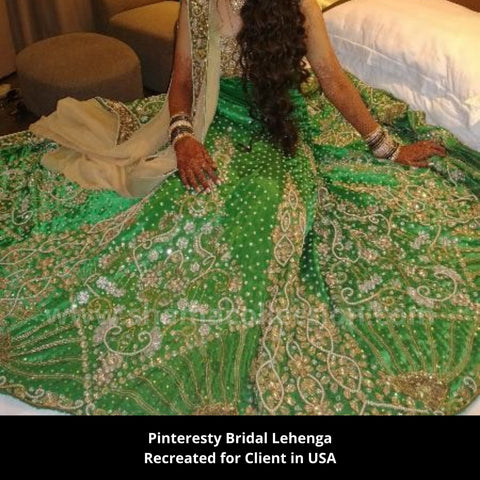 1012 Traditional trumpet style lehenga Outfit Sets