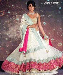 4019 Shriya's off white lehenga