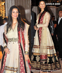 2085 Mehr Jesia's cream anarkali