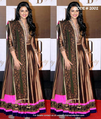 2002 Parineeti Chopra in brown anarkali