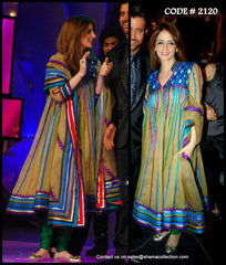 2120 Suzzane Khan's colorful anarkali