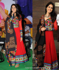 2172 Genelia D'souza's Kutchi anarkali