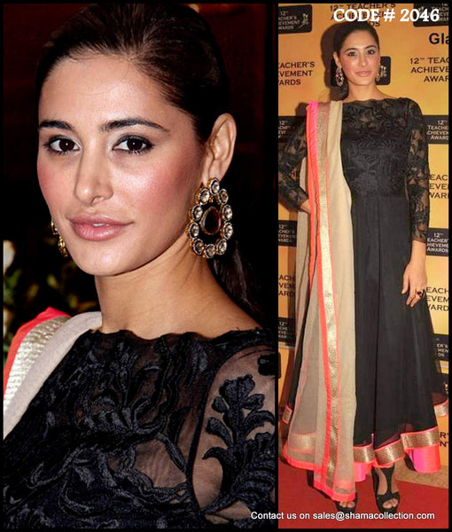 2046 Nargis Fakhri's black anarkali