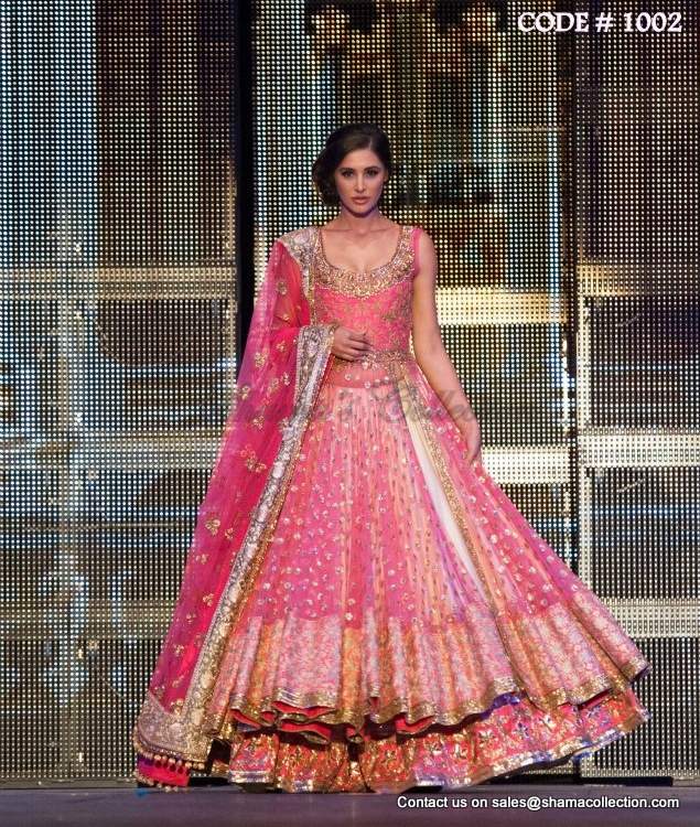 Buy Baby Pink Mirrorwork Panelled Lehenga Choli Online- Kreeva