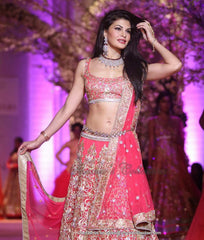 1035 Jacqueline Fernandes' pink lehenga