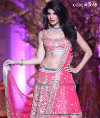 1035 Jacqueline Fernandes' pink lehenga