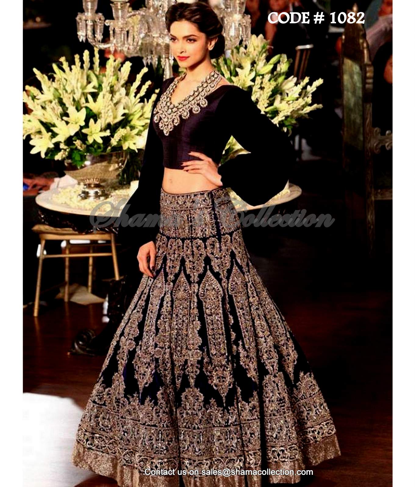 Deepika padukone blue lehenga deals