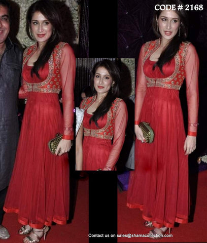 2168 Sagarika's red anarkali