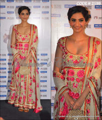 2199 Sonam Kapoor's floral anarkali