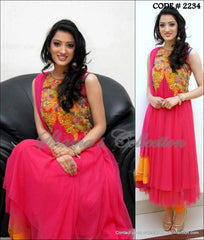 2234 Richa Panai's hot pink anarkali