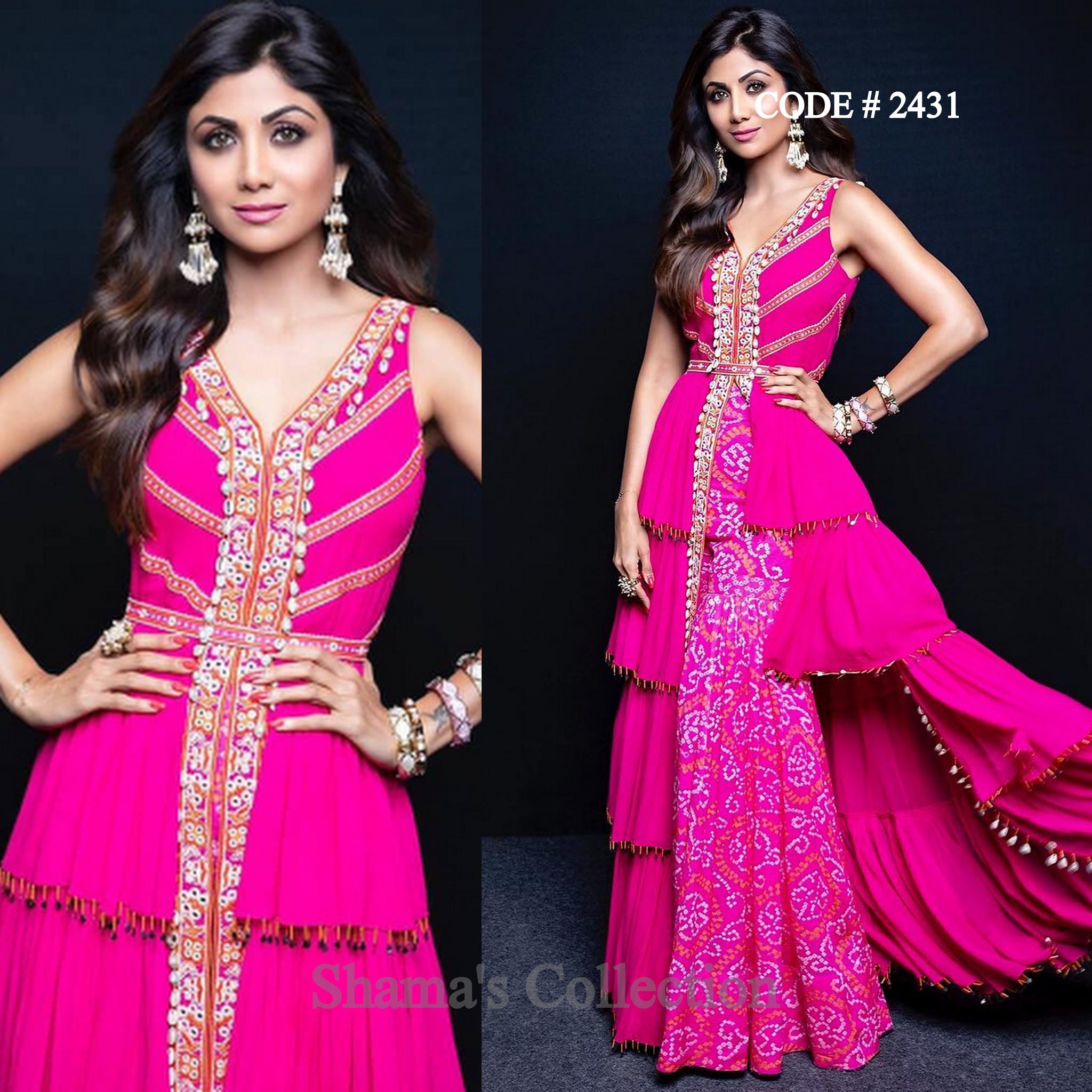 Buy Shilpa Shetty Dresses Sarees Salwar Suits and Lehengas Online