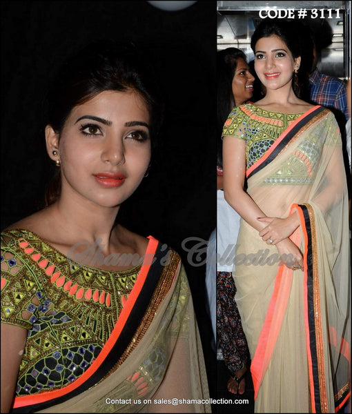 3111 Samantha's nude saree