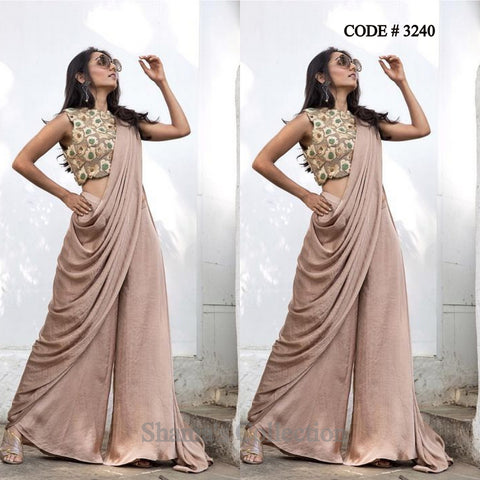 3240 Blush Palazzo Saree