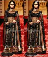 4042 Black Lehenga