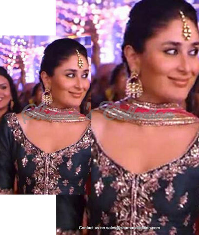 7014 Kareena Kapoor Khan's green patiala