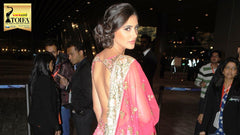 1002 Nargis Fakhri's pink anarkali lehenga